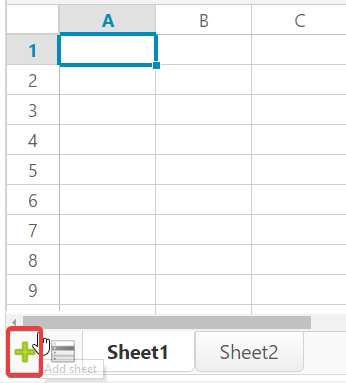 Add Sheet